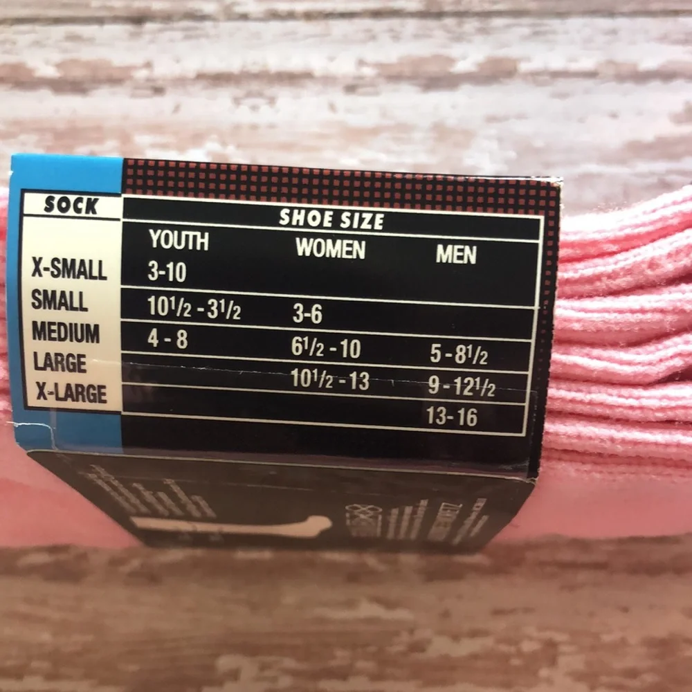 ☀️ 3/$10 -2 pairs Women’s Pink OTC Powersox all sport socks (see description)